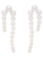 春夏用パールピアス【デザイナーズ・軽やかさ・高級感】