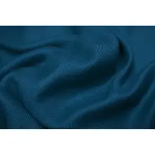 ビビッドな水ダックブルーのレトロスタイル囲いスカーフ【秋冬用・男女兼用・模擬ウール】