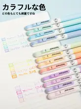 速乾性と滑らかな書き心地！カラフルな中性ペン【学生用・ノートや手帳用・滑り止め付き】（セットアップ対応）