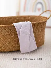 夏用ベビーヘッドバンド【モダール素材・風よけ・新生児用・女の子向け】