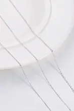 S925純銀O字チェーン【ハンドメイド・細チェーン・アクセサリー用】
