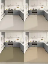 PVC製 単色 防油キッチンマット【広範囲用・防水・滑り止め・洗濯不要】