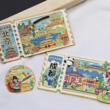 金属製の温州滑軌冷蔵庫マグネット【観光名所デザイン・コレクション用】