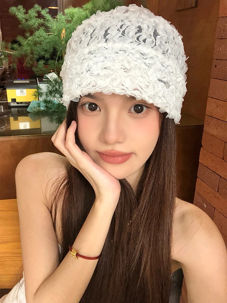 レースデザイン女性用ニット帽：軽量薄型で春秋に最適な日常使いの実用性を解説
