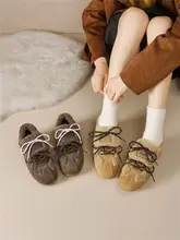 加绒デザインの冬用厚底ウォーキングシューズ【保温・スポーティー・女性用】