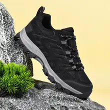木林森 メンズ登山靴【秋冬用・加绒・ハイキング・大サイズ46・防滑47】
