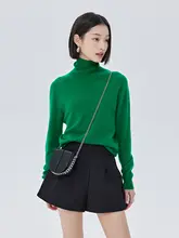 ハイウエスト花びらデザインパンツ【ブラック・カジュアル・秋季用・レディース】（セットアップ対応）