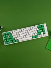 キーキャップ 二色成形 ABS樹脂 グリーン Mischief Cherryプロファイル タムキーボード用 「PBTfans」