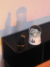 北海道の雪景色クリスタルボール音楽ボックス【雪が舞う・誕生日やクリスマスプレゼントに最適】