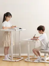 昇降式 学習机【ベッドサイド・家庭用・移動可能・シンプルデザイン】