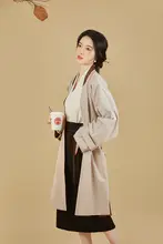 オリジナル漢服 レディース 宋風コート【フライトスリーブ・フレアスカート・バリエーション豊富】（セットアップ対応）