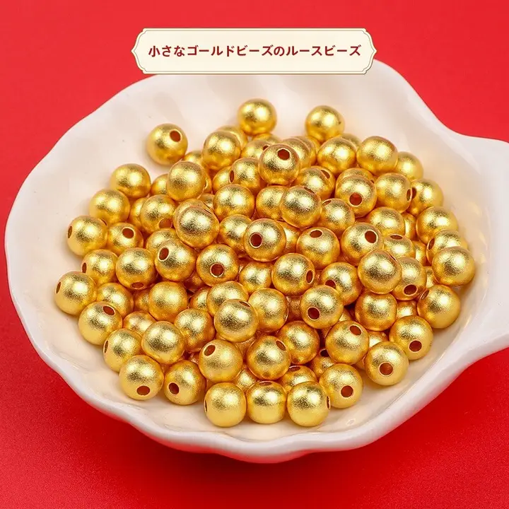 古法金風手作りブレスレット【小金珠子・DIYパーツ・専用ビーズ・アクセサリー】