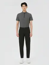防水機能付き シンプルなストレートパンツ【春秋用・ストレッチ素材】