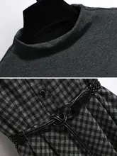 レトロフランネルチェックワンピース【秋冬用・ノースリーブ・2点セット対応】