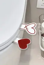 可愛いトイレ用便座カバー持ち手【防汚・簡単に持ち上げる・家庭用】