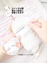 可愛いモフモフ透明カードケース【学生証・ICカード・小 物展示用】