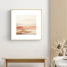 美しいアートウォールデコレーション【クリーム風・風景画・寝室・リビング・ダイニング用】
