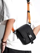 CORDURA製バリスティックナイロン 男女兼用 スリング小型バッグ【FIDLOCKマグネットバックル・防盗・軽量・防水】