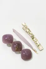 ヘアクリップ レディース アセテート サイド 前髪 シンプル きれいめ 韓流 ヘアアクセサリー