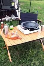 アルミ合金製 折りたたみテーブル【アウトドア・軽量・キャンプ・バーベキュー用】