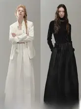 美しいプリーツとフラワー柄のロングスカート【ウエストゴム・女性用・華やかデザイン】（セットアップ対応）