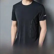 極上の柔らかさのメンズ夏用速乾半袖Tシャツ【シンプルデザイン・ルーズフィット】