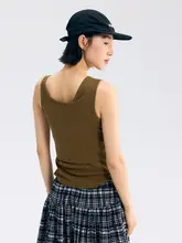 ストライプデザインのリバーシブルタンクトップ【伸縮性・スリムフィット・四色展開】