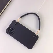 シリコン製スマホ用ストラップ【両端ハンドル・短めデザイン・DIY対応】