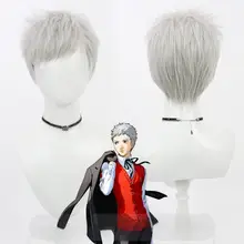 短髪コスプレウィッグ【銀灰色・ボリューム感あり】