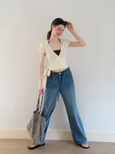 デザインが魅力的なネックホルダー付きノースリーブトップス【夏用・短丈・重ね着デザイン】（セットアップ対応）