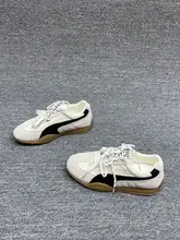 真皮スエードのレースアップフラットシューズ【カジュアル・春夏用・軽量】