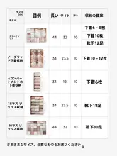 布製衣類収納ボックス【引き出し式・下着・靴下用・3-in-1整理ボックス】