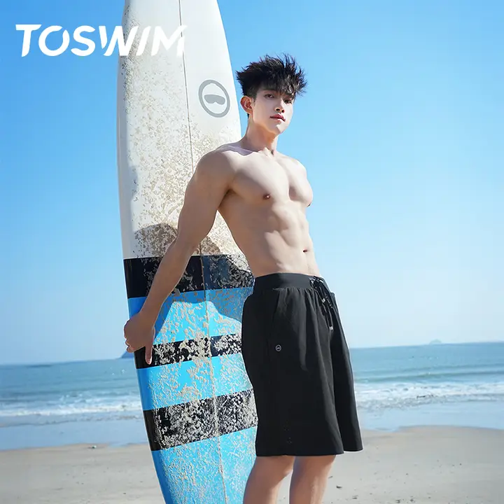 toswim 防晒効果のある快適なメンズ水着【速乾・ビーチ・温泉対応・サーフパンツ】