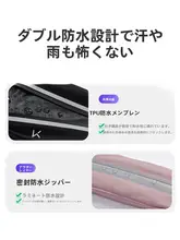 Keep ランニングウエストポーチ【薄型・隠し収納・ジョギング・運動用】