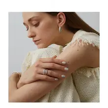 純銀製 三環Tubogasリング【個性的で洗練されたデザイン】