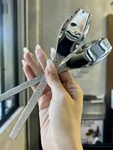 ドイツ製 316ステンレス製 高級長柄スープスプーン【家庭用・お洒落デザイン】