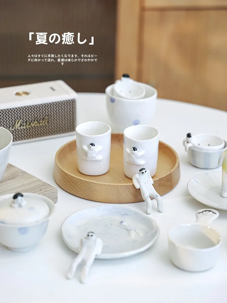 可愛い茶器としての  手作り茶碗：小清新デザインとオーガニック素材の実用性