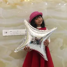10/26インチ 四角星型バルーン【金色・銀色・濃淡ブルー・ローズピンク・緑・紫・ピンク・アルミ製】