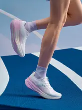 Xtep ランニングシューズ レディース メンズ 軽量 クッション性 反発性 スポーツ ジョギング 夏
