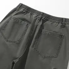 アメリカンビンテージスタイルの多ポケットカーゴパンツ【秋冬用・ゆったりストレート・ウォッシュ加工】（セットアップ対応）