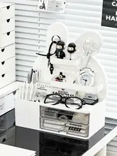 デスクオーガナイザー パンチングボード 収納ラック ペン立て 可愛い デスク周り 学生 コスメ収納 ドレッサー 小物入れ