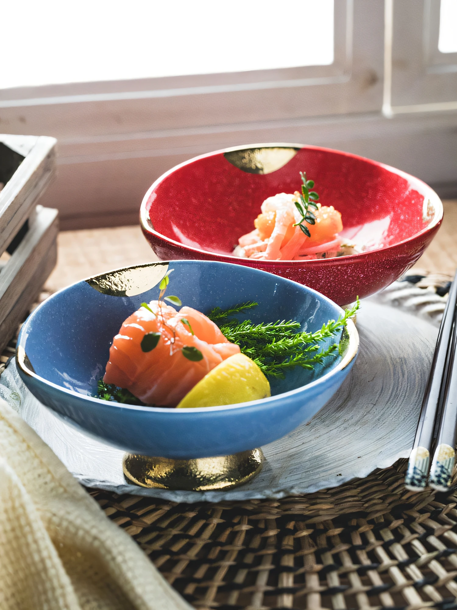 モダンデザインの高脚セラミック刺身皿：和食・前菜用の軽奢感と耐久性を実証
