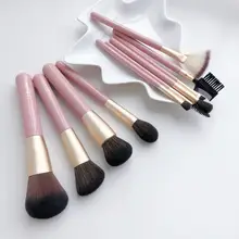 RHEA メイクブラシ11本セット【初心者向け・ピンクゴールド・高品質】
