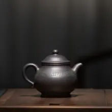 宜興紫砂茶壺【手作り・ウ泥・高級工芸】