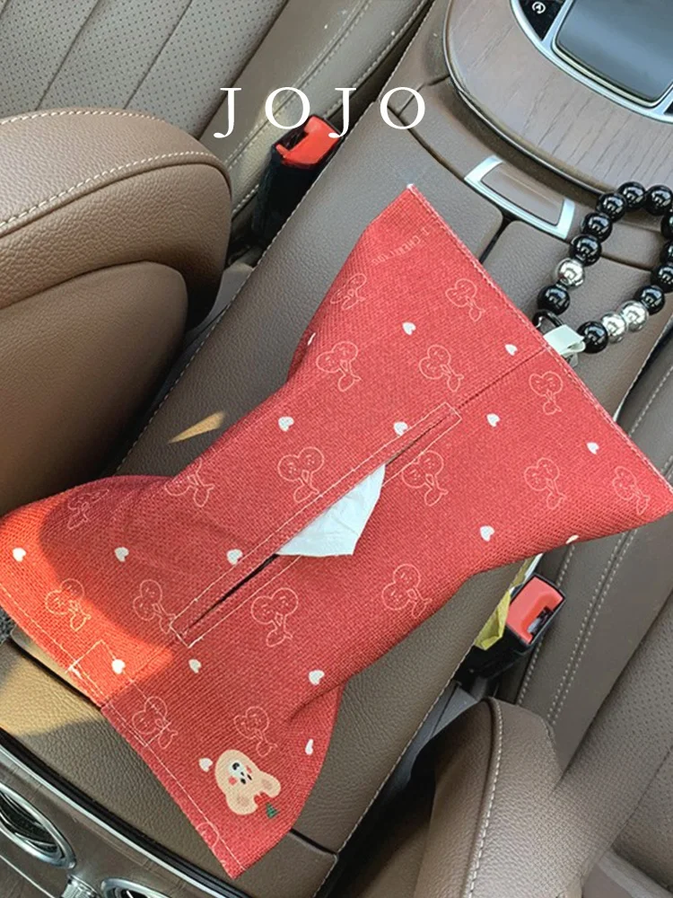 かわいいクマ型布製車載ティッシュボックス：キャラクター収納袋の実用性と耐久性を検証