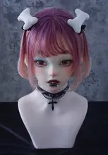 ハンドメイドの骨髪飾り【ダークゴシックスタイル】