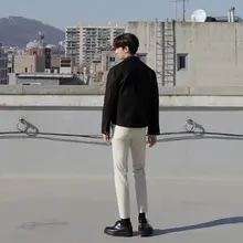 ビジネスカジュアル メンズパンツ【ストレート・ファッション・快適な履き心地・九分丈・広めのシルエット】