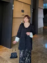 高級感ある国風カーディガン【長袖・ゆったりしたデザイン・復古スタイル】