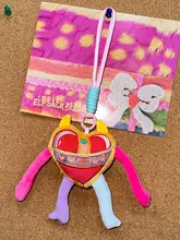 可愛いエルフのポケット ダバンぬいぐるみ スマートフォン用ストラップ【ふわふわのバッグチャーム】