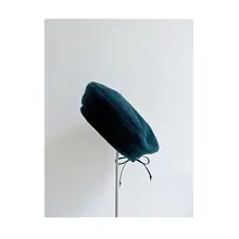 MIMO製 23F/W ウールツイードベレー帽【女性用・カジュアル・秋冬用】